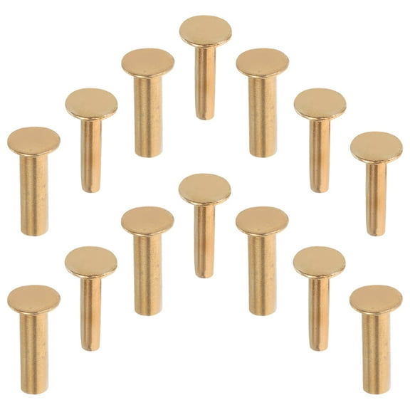 VORCOOL 7 Pairs Knife Handle Rivets Copper with Material for Versatile Application in DIY Enthusiasts
