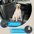 thumbnail image 2 of REJODA-Back Seat Cover for Large SUVs/Trucks Rear Split Bench - Heavy-Duty 900D Waterproof Non-Slip Car Seat Protector for Messy Pet Dogs & Kids, Easy Clean(Black), 2 of 4
