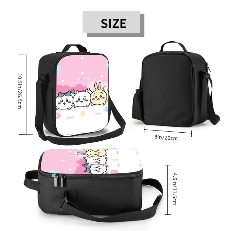 Chiikawa Lunch Bag Lunch Box Lightweight Durable Lunch Tote Bag