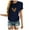 Navy, variant on ZIZOCWA Women'S Casual Cap Sleeve T Shirts Women Short Sleeve Shirts Casual Tops O Lips Women Sleeve Valentine'S Letter Fashion Day Print Casual Short Neck Women'S Blouse Summer Blouses for Women Fa
