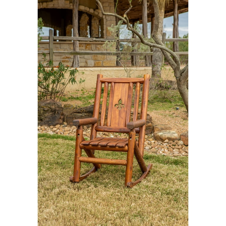 Amber log best sale rocking chair