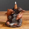 thumbnail image 3 of Ornamento de Morada Simple Duradera de Backflow, Soporte de Incienso, Restaurante Para Bar de Oficinas en Casa, 3 of 7