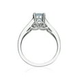 thumbnail image 2 of Gin & Grace 14KT WG Aquamarine and diamond accent Ring, 2 of 6