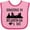 Pink and Fuchsia, variant on Inktastic Atlanta Georgia Someone Loves Me Skyline Boys or Girls Baby Bib