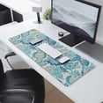 thumbnail image 2 of Long Mouse Pads for Desk,Blue Pioneer Flower Desk Mats on Top Of Desks, Desk Mouse Pad Extra Large with 3mm Non-Slip Base and Stitched Edge for Gaming,Office,Work,Home 31.5"x11.8", 2 of 6