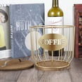 thumbnail image 5 of AEVXKHI Coffee Pod Holders Basket Large Capacity K Cup Storage Organizer with Wooden Base for Kitchen Countertop Pods Espresso Capsules Container, 5 of 8