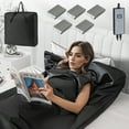 thumbnail image 1 of Gymax Infrared Sauna Blanket Portable Full-Body Personal Sauna for Home Use Relaxation, 1 of 9