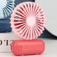 thumbnail image 4 of UttpKLBx Personal Bladeless Folding Neck Fans Mini Vertical Conditioner Mini Handheld Fan Portable Fan for Travel, Suitable for Makeup Travel Outdoors (Pink), 4 of 8