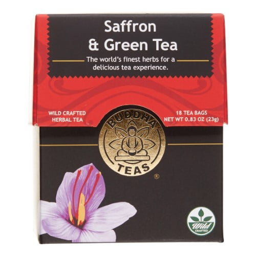 Buddha Teas Saffron Tea, 18 Ct