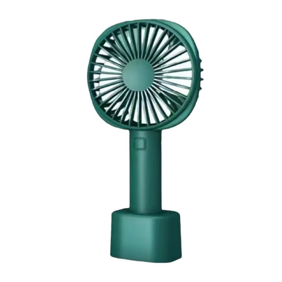 RoamHome Electric Mini Fan Charging Small Fans USB Rechargeable Handheld Battery Powered Portable Fans Personal Cooling Fan That Blows Cold Air (Green)