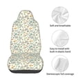 thumbnail image 4 of Picia Bicycles And Boards Print Waterproof Sweating Car Seat Cover for Post Gym Workout, Running, Beach and Hiking, Universal Fit Anti-Slip Bucket Seat Protector, 4 of 5