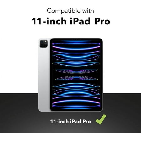 ZAGG - Pro Keys Wireless Keyboard & Detachable Case for Apple iPad Pro 11" (1st, 2nd, 3rd, and 4th gen, iPad Air 6th gen, 11") - Black
