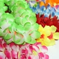 thumbnail image 7 of 1 Set Thickening Vibrant Color 80Pcs Flower Hawaiian Garland Hawaiian Flowers Necklace Headband Bracelets Lei Party Supplies, 7 of 7