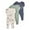 T8253 Light Green, variant on Bysome Toddler Girls Boys Romper Size 9-12 Months Spring Autumn Baby Three Piece Long Sleeved Foot Crawling Suit Pajamas Baby Clothing Cute Print Kids Jumpsuit Light Green