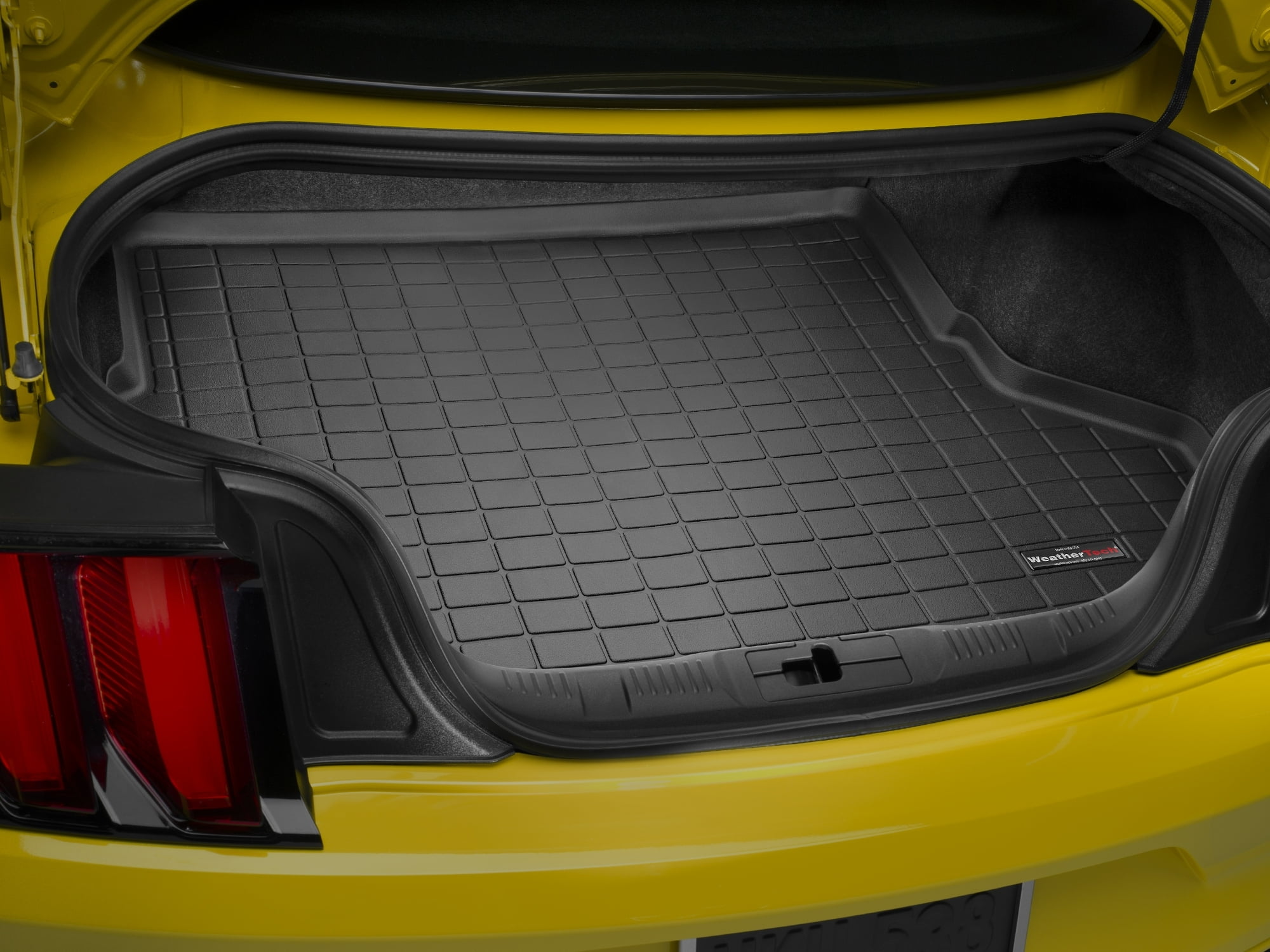 WeatherTech Cargo Trunk Liner compatible with Ford Mustang Mach 1, Mustang Shelby GT350, Mustang Shelby GT500, Mustang, Mustang Shelby GT350R - Trunk Black