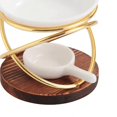 thumbnail image 4 of Versatilitys Wax Melt Warmer Tealight Candle Holder Essential Oil Diffuser Perfect For Office, Patio, And Garden Space silver, 4 of 4