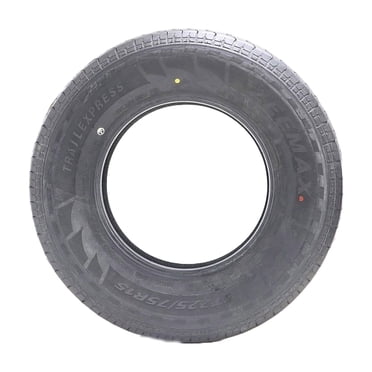 Zeemax TrailExpress ST 205/75R15 Trailer Tires (2-Pack) - Load E, 10 Ply, Black Side Wall