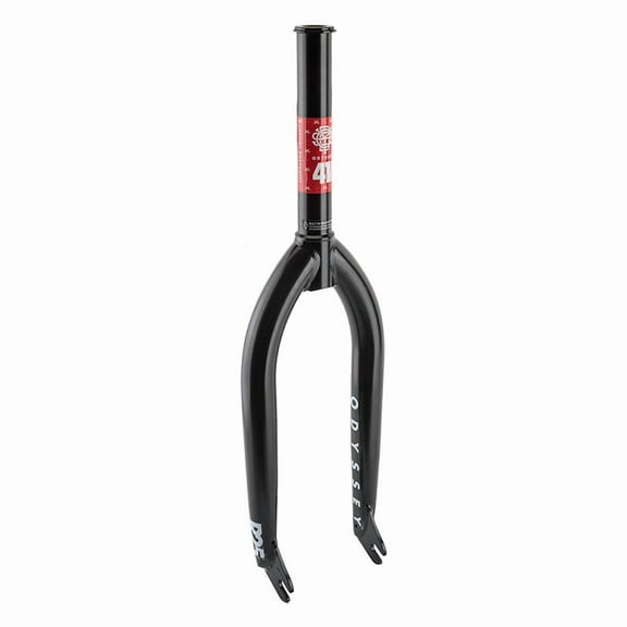 Odyssey R25 20" Fork Black 3/8" Axle 25mm Offset 4130 Chromoly BMX Fork