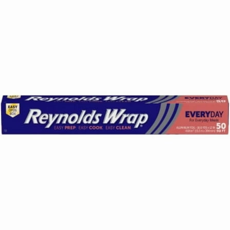 Wrap Standard Aluminum Foil - 50 sq ft