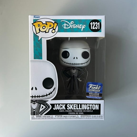 POP! Disney: 1231 Jack Skellington Funko Pop, The Nightmare Before Christmas