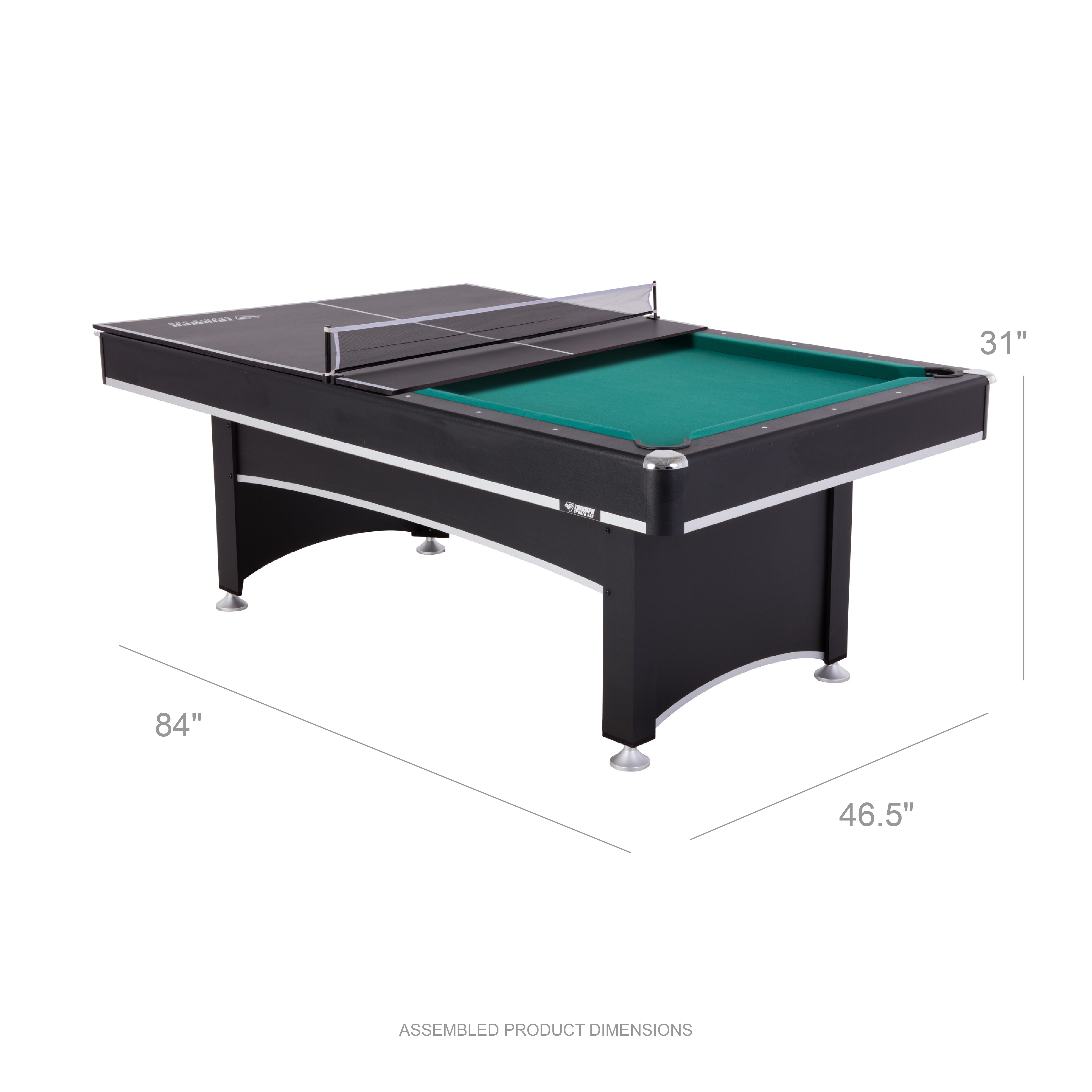 Triumph Sports USA 45-6102 84 in. Arcade  Billiard Table with Table Tennis Top - image 3 of 18
