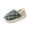 Gray, variant on Unisex House Slippers Faux Fur Full Back Closed Toe Indoor Bedroom Shoes with Bubble Texture, Warm Plush Lining Thick Platform Anti-Slip Sole Slip On Home Slippers for Men Women Pink