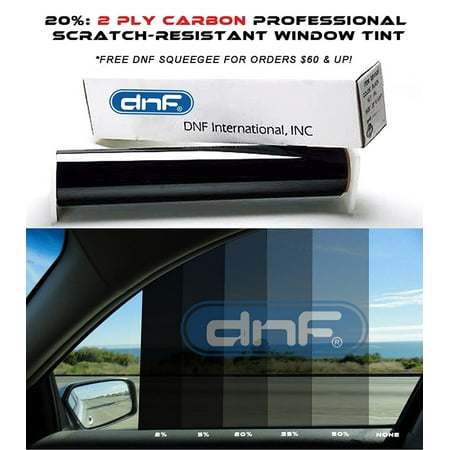 DNF 2 PLY Carbon Window Tint Film For Car / Commercial Use (20%, 24