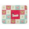 thumbnail image 1 of Carolines Treasures CK5394RUG Tapis en Mousse à Mémoire de Forme Lavable en Machine California White Rabbit Love 19 x 27 Po, 1 of 4