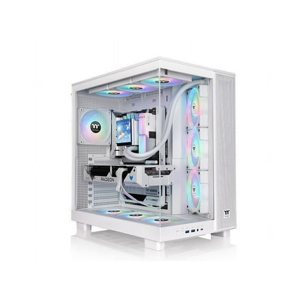 Thermaltake View 380 XL TG ARGB Snow Mid Tower Chassis (ca-11e-00m6wn-00)