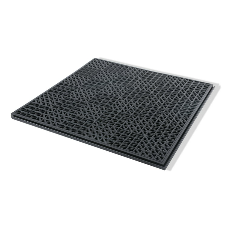 Perforated Garage Floor Tiles -Drain - 12 x 12 in