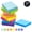 Multicolor-24PCS, variant on Hengbo 24 Pcs Mini Sticky Notes 1.5 x 2 inch Self-Stick Pads Colorful Reliable Easy to Post for Home Office Notebook