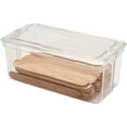 thumbnail image 3 of Pioneer Plastics 149C Clear Rectangular Plastic Container, 7.375" W x 3.6875" D x 3" H, Pack of 12, 3 of 4