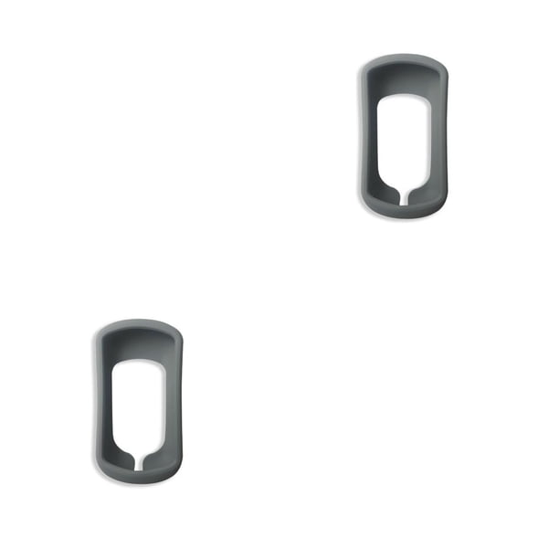 Soidarity Funda protectora para ordenador de bicicleta, funda de silicona a prueba de golpes, accesorios para ciclismo al aire libre, velocímetro Gris 2piezas Soidarity CBP463531