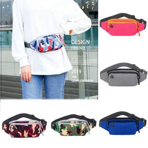 sunsiom fanny pack waist bolsa men women crossbody hip belt pouch pocket travel sport bum