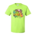 thumbnail image 2 of Colorful Rainbow Paint Love Streetwear Men's Graphic T-Shirt, Safety Green, Large, 2 of 3