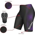 thumbnail image 3 of Women Cycling Shorts 3D Gel Padded Summer Bicycle Riding Road Cycling Ladies Shorts, 3 of 5