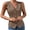Coffee, variant on Blazer Vest for Women Lightweight Collarless Single Breasted Button Sleeveless Suit Waistcoat Dressy Casual Solid Color Office Layering Gilet XXL