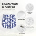thumbnail image 4 of Rateoe Blue Vases Printed 2 in 1 Women's Workout Shorts for Athletic Gym Running Shorts with Phone Pockets-Medium, 4 of 7