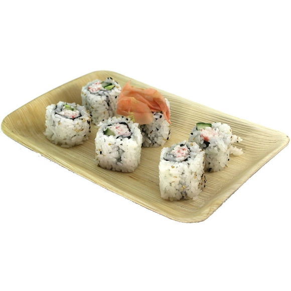 10"x6" Rectangle Platter | Options Pack of 10 or 25