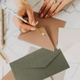 thumbnail image 3 of VERDANVERSE 30Pcs Kraft Envelopes Paper Green For Mailing Documents During Events, 3 of 5