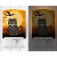 thumbnail image 2 of Caroline's Treasures BB4437CNL Halloween Curl Cat Ceramic Night Light, 6x4x3", multicolor, 2 of 2