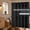 Black, variant on Yiannan Fabric Water-Repellent Shower Curtain,Mold Resistant & Machine Washable Shower Curtain liner,72 x 72 inches,White