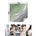 thumbnail image 5 of Sage Green Grey Ombre Cloth Napkins Washable Set of 8, Modern Abstract Art Aesthetics Reusable Dinner Table Napkins Cloth Bulk for Weddings Kitchen Restaurants Hotel Events Parties 20 x 20 Inch, 5 of 9