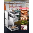 thumbnail image 3 of Commercial Meat Cutter Slicer Machine, 750 Watts Meat Cutting Machine, 2.5mm Blade Removables 1100 Lbs/H 110V Stainless Steel, 3 of 8