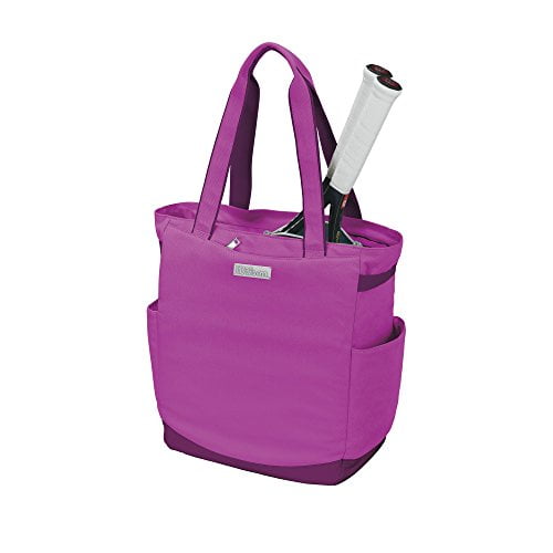 purple tennis bag