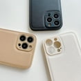 thumbnail image 2 of Designed for iPhone Case,Luxury Leather Skin Touch Camera Lens Protection Shockproof Protective Cover Phone Case (iPhone 15 Plus,Black), 2 of 6