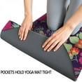 thumbnail image 3 of Pioneer Flower Floral Print Pattern Hot Yoga Mat Towel Non Slip for Hot Yoga - Quick-Drying Yoga Mat Cover with 4 Corner Pockets with Travel Bag - Hot Yoga Towel Non Slip 70"x26", 3 of 6