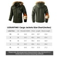 thumbnail image 6 of LEDUNTINO Men's Winter Jacket with Hood Mid-Weight Casual Coat Thickened Polyester-Filled Sleek Outdoor Apparel For Cold Weather, 6 of 7