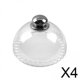 thumbnail image 1 of cubierta de alimentos,Cubierta de cúpula para alimentos Cubiertas para servir platos,Cubierta de protección para platos,Tienda de comida Picnic Cocina Cúpula redonda,Cubierta para, 1 of 10