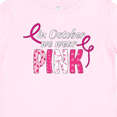 thumbnail image 4 of Inktastic In October We Wear Pink Breast Cancer Awareness Patterns Boys or Girls Baby T-Shirt, 4 of 5